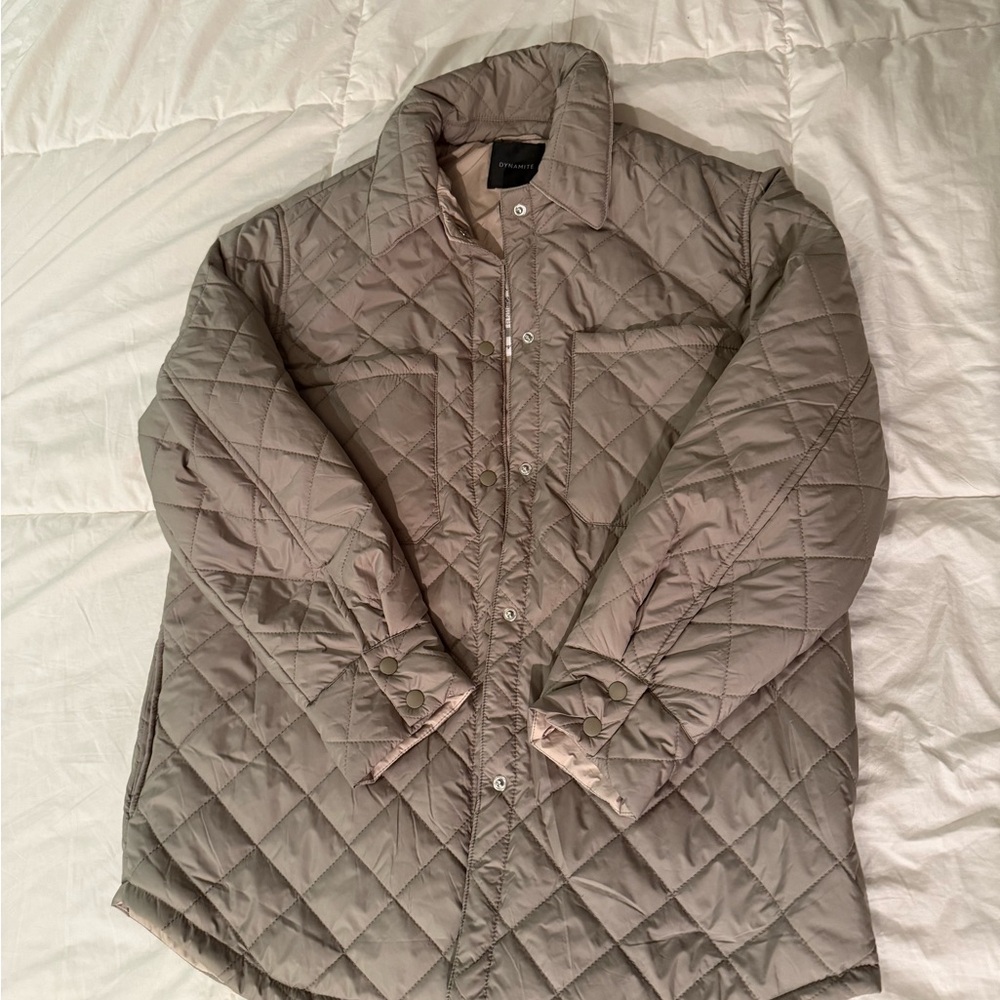 NWT Quilted Tan Jacket